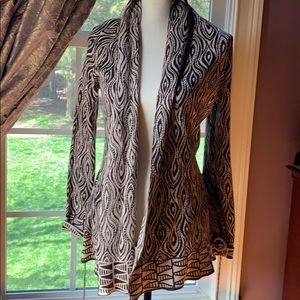 Lightweight sweater blazer